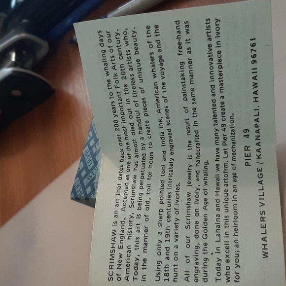 Scrimshaw Rams Head  pendant - Picture 5 of 5